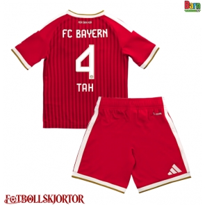 Bayern Munich Jonathan Tah #4 Hemmakläder Barn 2026-27 Kortärmad (+ Korta byxor)